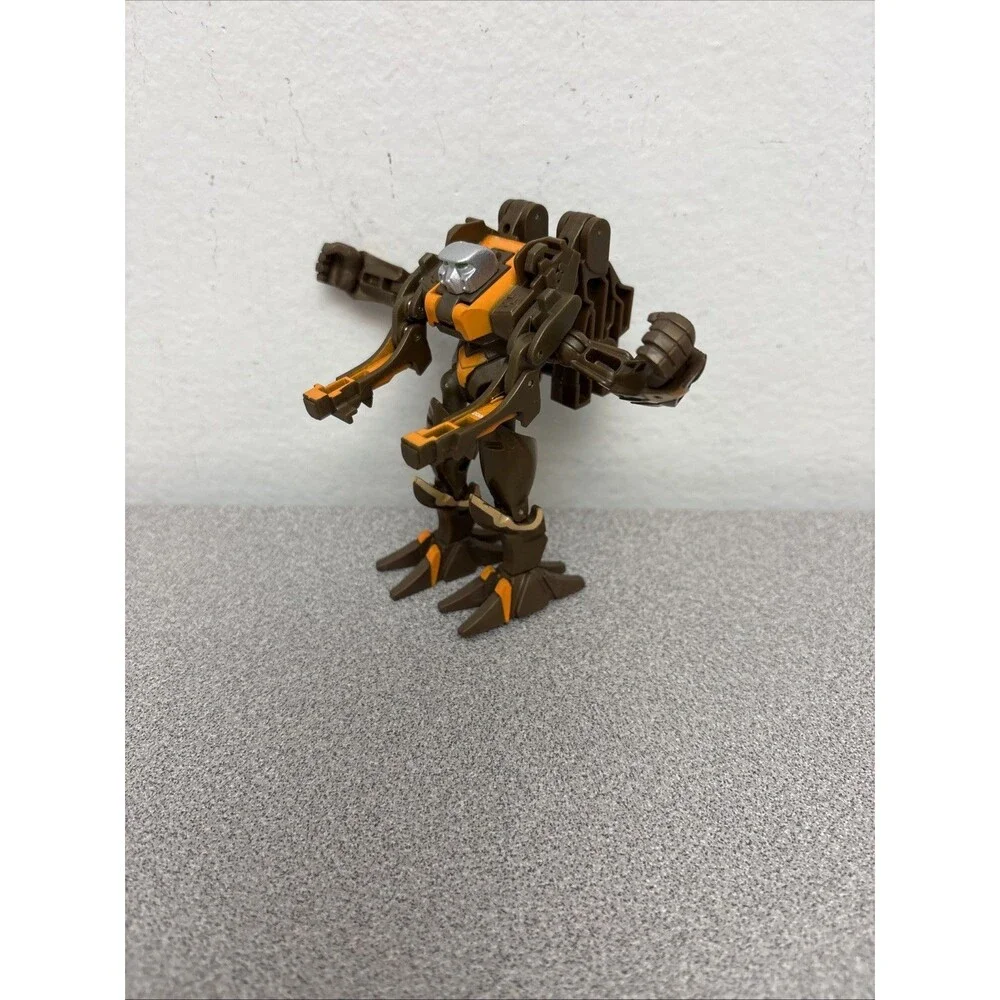 2010 Bakugan Mechtanium Surge Mechtogan Deezall Brown Orange 200g Figure Toy